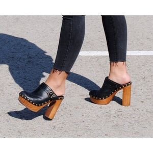 Jeffery Campbell Woodies Clogs